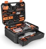 328-Piece Tool Set – Tool Kit Toolbox Storage Case with Drawer, General Household Hand Tool Kit Perfect for Home & DIY Repairs