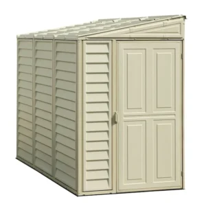 DuraMax Building Products 4-ft x 8-ft Sidemate Off-white Lean-to Vinyl Storage Sheds - Image 4