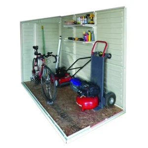 DuraMax Building Products 4-ft x 8-ft Sidemate Off-white Lean-to Vinyl Storage Sheds - Image 3